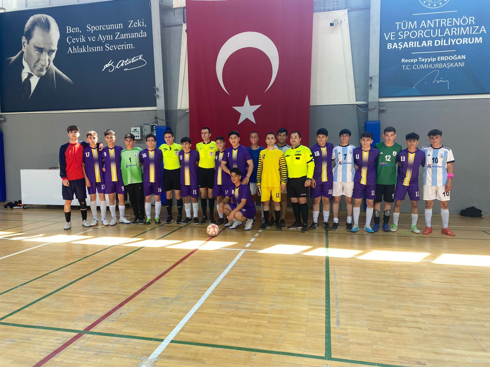 Okul Sporları Kapsamında Düzenlenen Futsal Turnuvası Finali Yapıldı